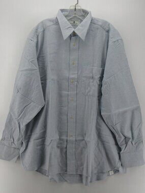 Carroll & Co Shirt XL Brushed Flannel Herringbone Button Up Pocket NEW